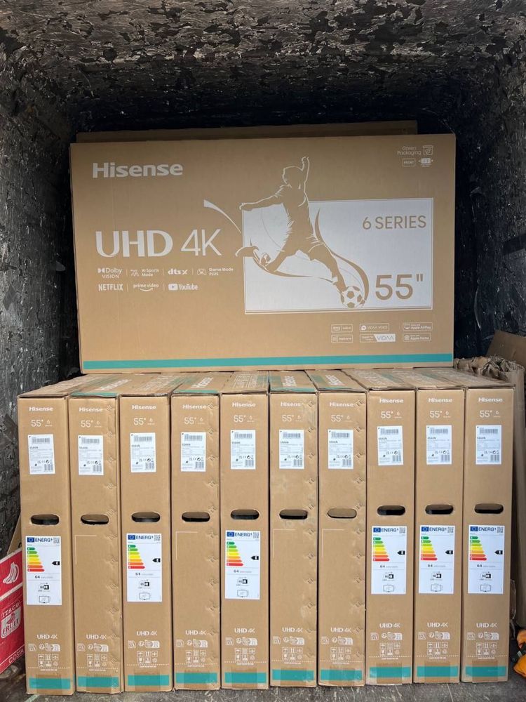 телевізор 55»дюймів  Hisense 55A6N — 4K, Smart TV, ( Новий)