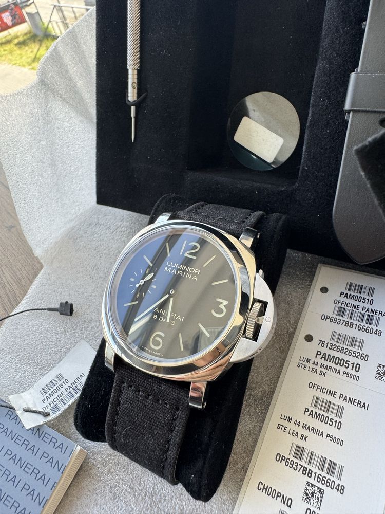 Panerai 00510 full set, super stan, sandwitch dial