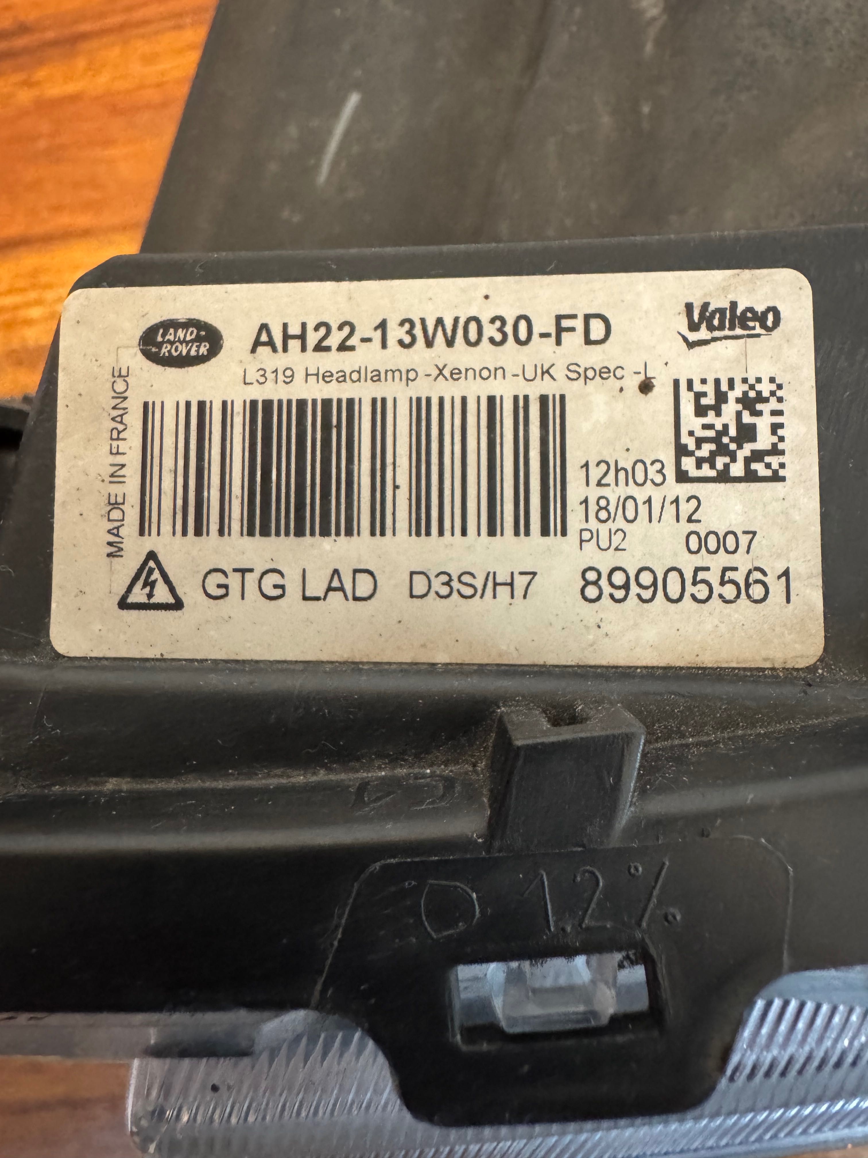 Farois xenon Land Rover Discovery L319