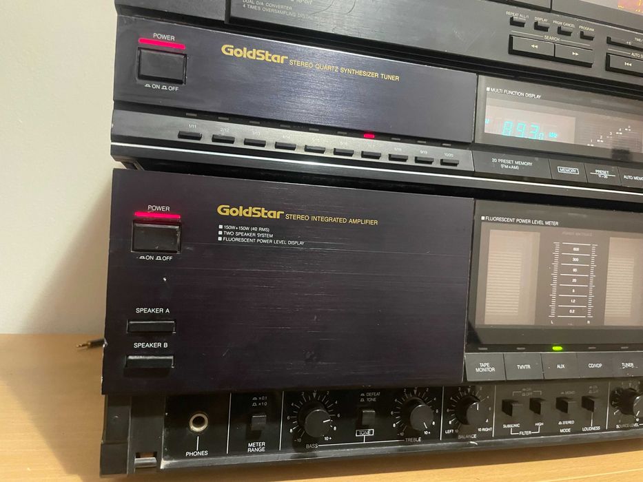Wzmacniacz Goldstar GSA-9320 + Tuner + CD JVC