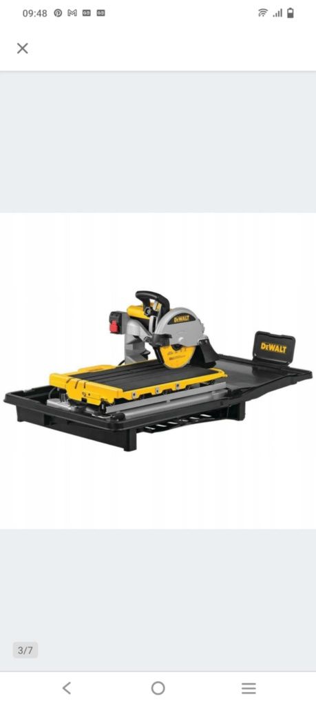 Piła stołowa DeWalt D24000 na mokro