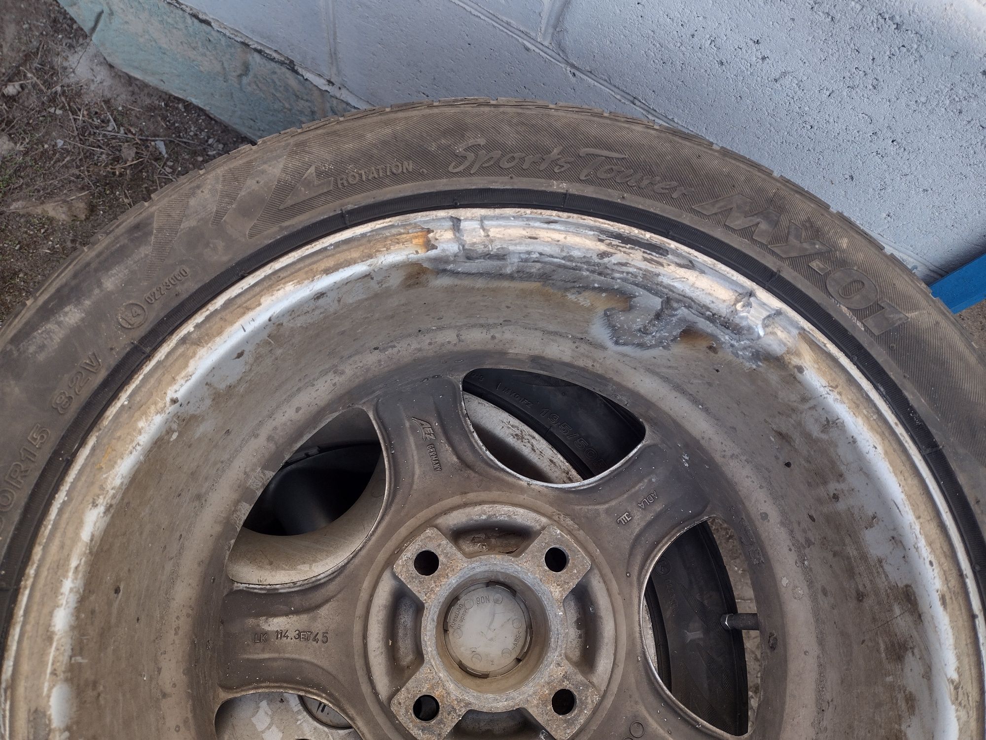 Титанові диски r15 4*114.33