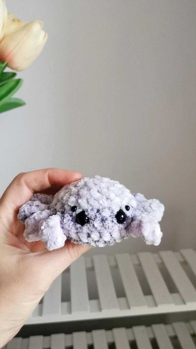 Pająk na szydełku handmade, dekoracja