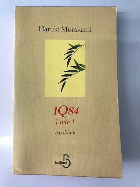 1Q84 Livros 1 e 2 de Haruki Murakami em francês - portes incluídos