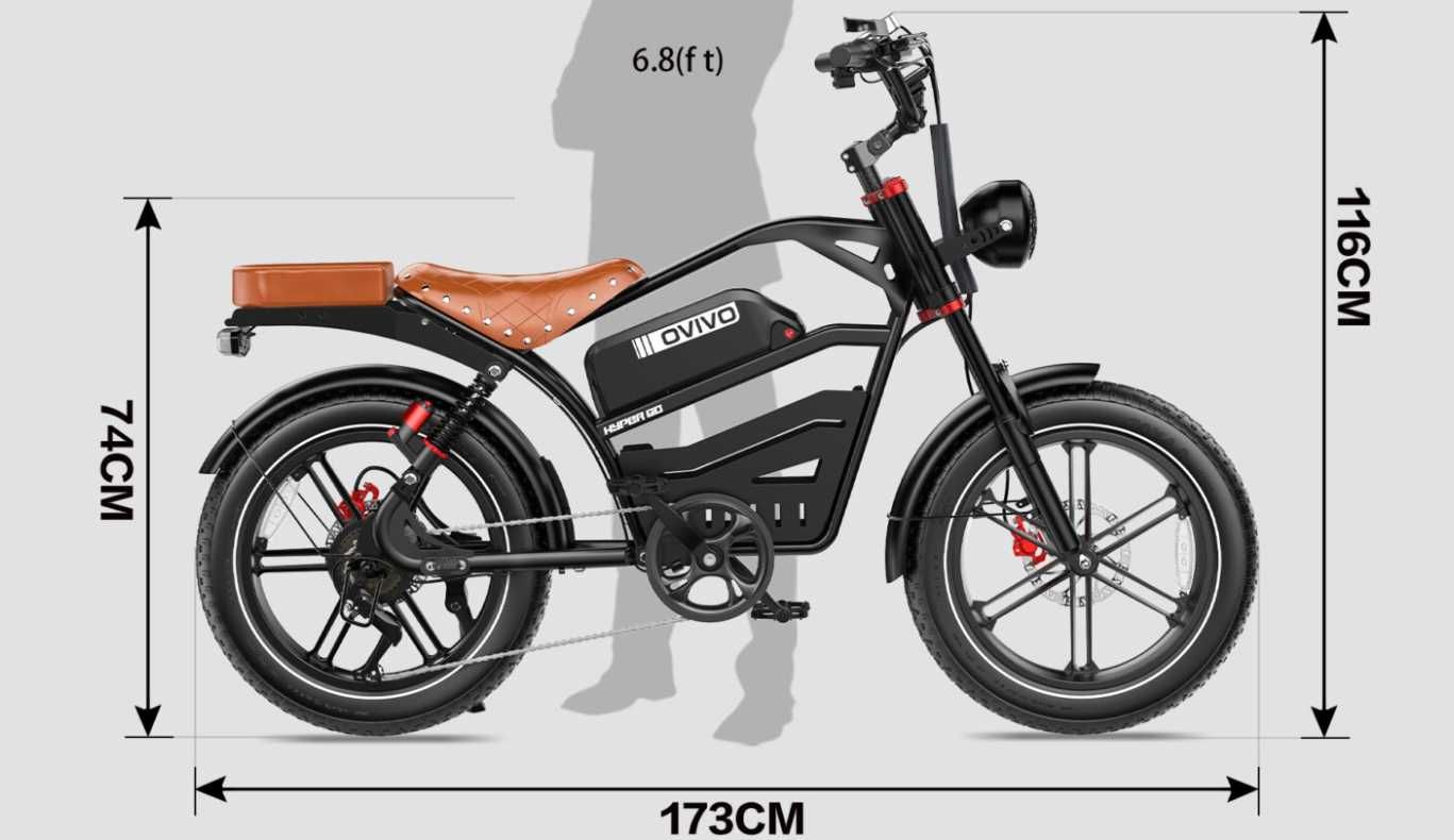 Rower elektryczny Ovivo, Hyper GO - fatbike, duży zasięg i moc, Poznań