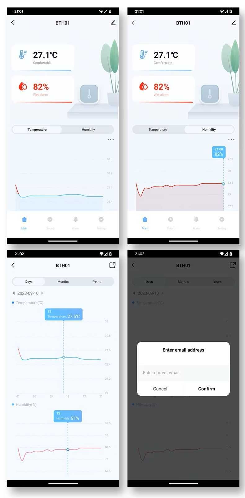 Sensor medidor de temperatura  e humidade