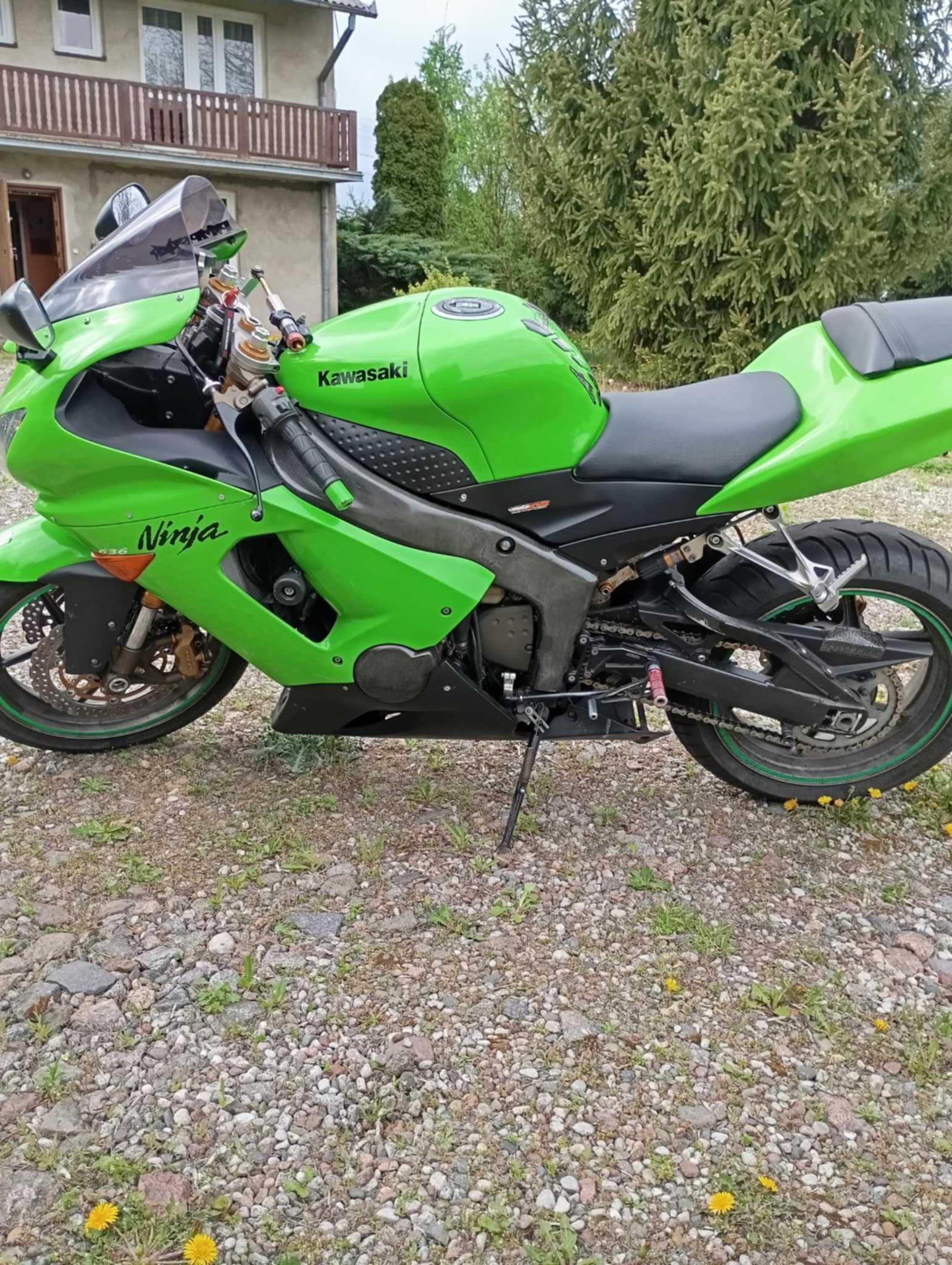 Kawasaki NINJA 636 Super Stan 2005 r 130KM+Power Commander