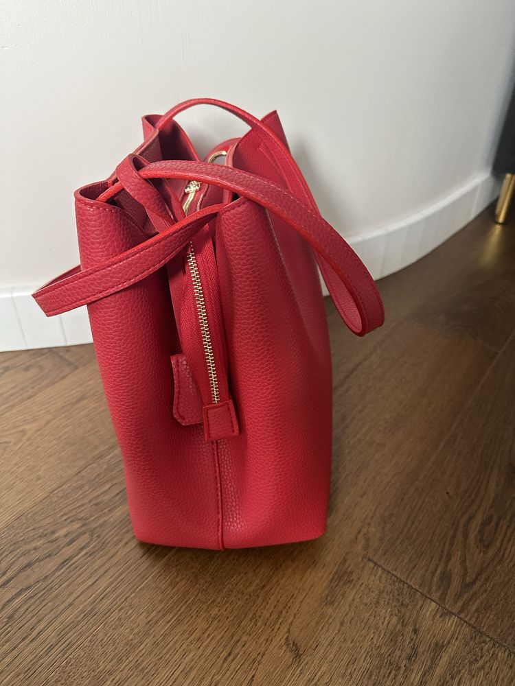 Torebka shopper turecka czzerwona nowa