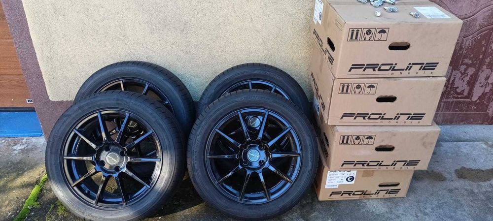DUNLOP 225/50 R17 z felgami Proline czarny połysk, stan super