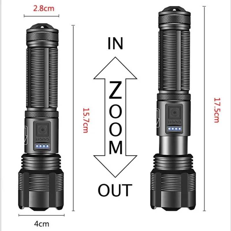 Тактичний потужний ліхтар акумуляторний XHP 70.2 zoom