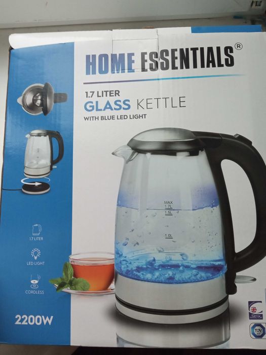 Скляний електричний чайник з підсвіткою