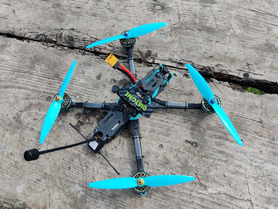 FPV Diatone Roma F7 6S RunCam Mamba Air Unit 120 FPS TBS дрон 7 дюймів