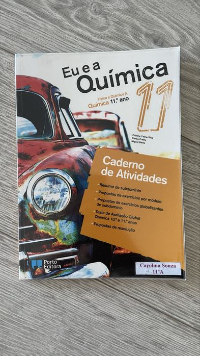 Manual, caderno de atividades e cad. de laboratório: Eu e a química 11