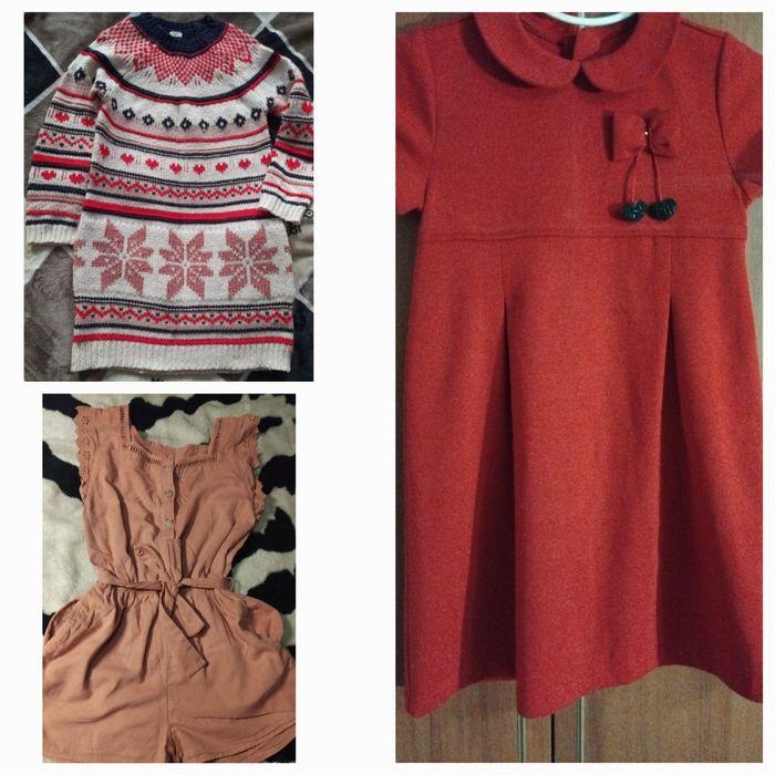 Плаття  з вишивкою для дівчинки Next,140 ,комбідрез, 140