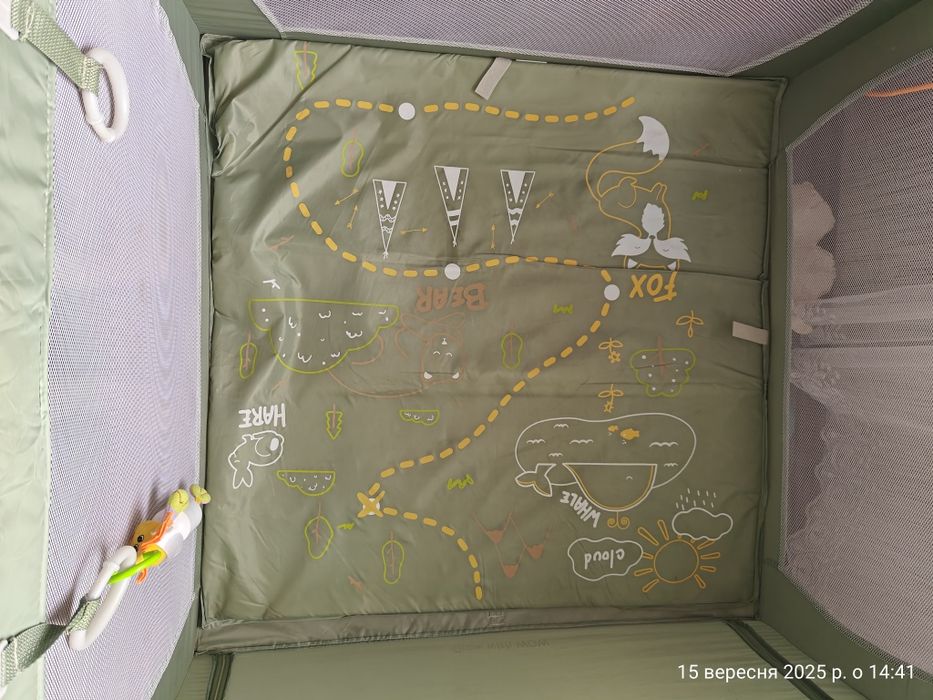 Дитячий манеж CARRELLO Grande CRL-11504/1 Mint Green