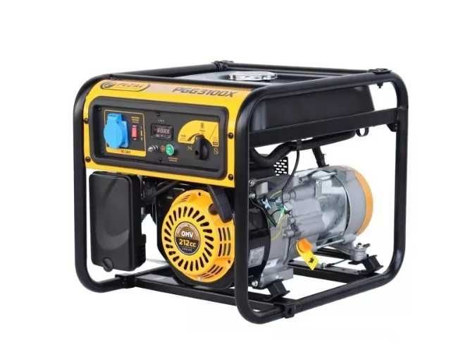 Бензиновый однофазный генератор Pezal PGG3100X - 3,3 кВт 3,3kw