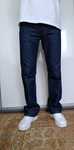 Granatowe spodnie Divided jeans dżins bawełna