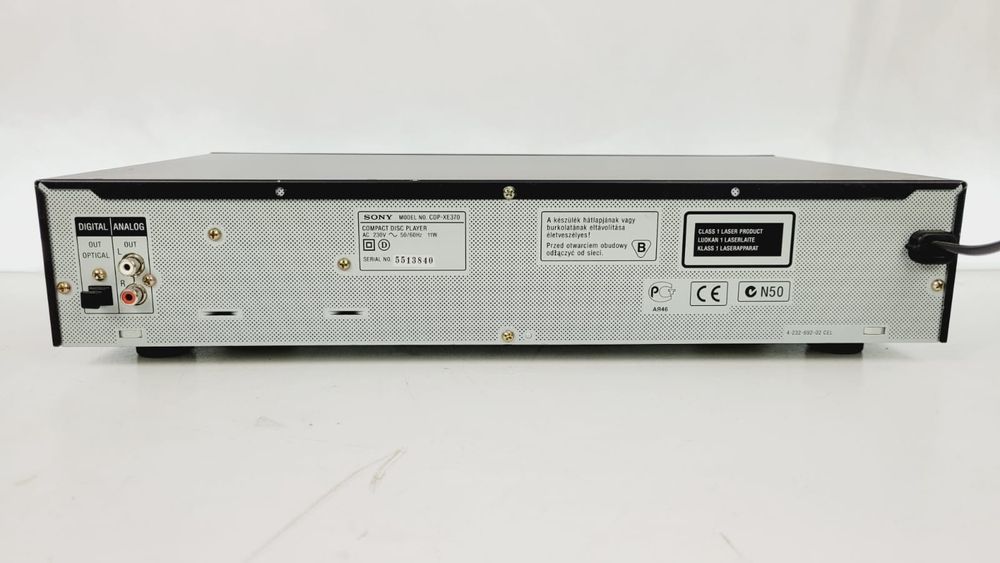 Sony cdp xe 370 odtwarzacz płyt CD czarny sprawny