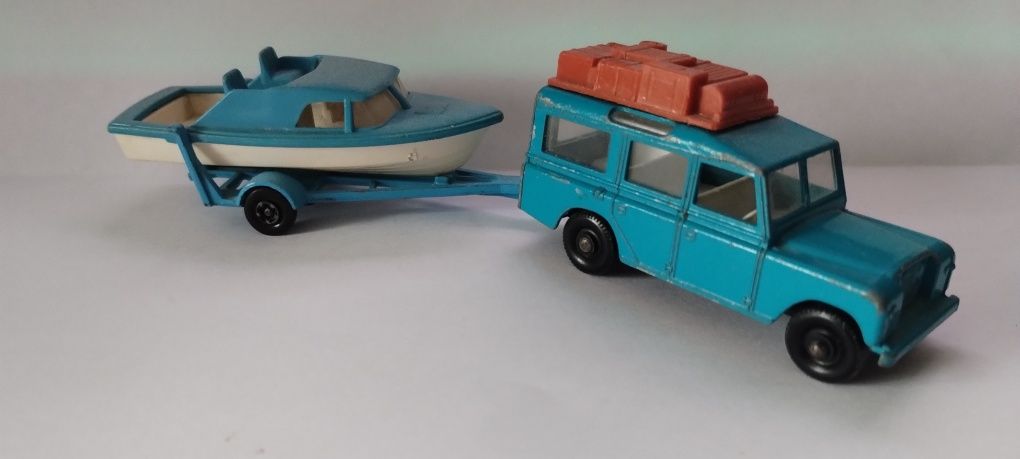 Matchbox land Rover plus przyczepa lata 60 te