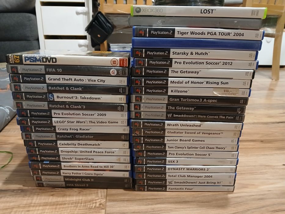 PS2 duży zestaw gier do regeneracji