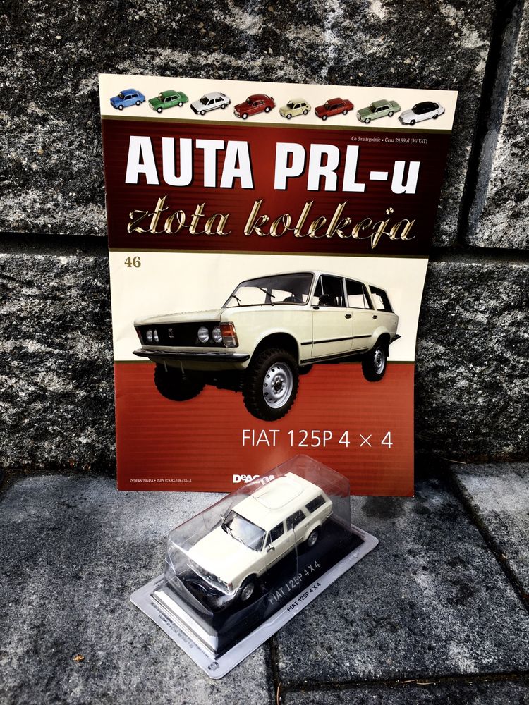 Czasopismo - FIAT 125P 4x4-auta PRL,model,autka,kolekcja