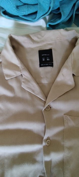 Camisa bege Lefties tam M fresca