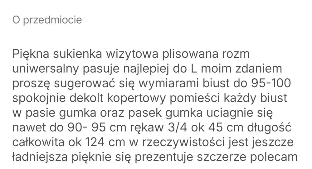 Sukienka wizytowa plisowana
