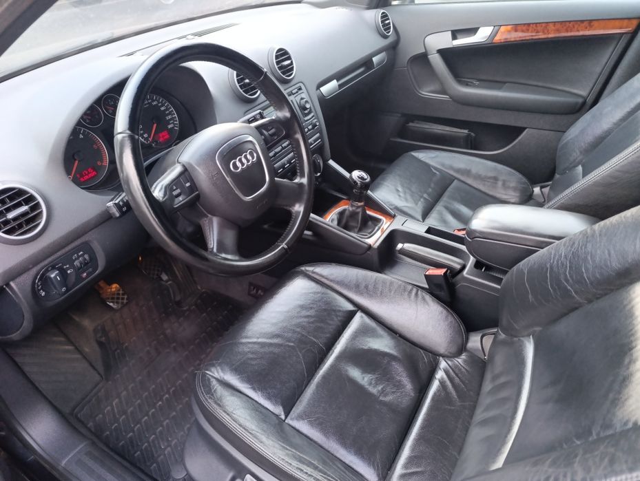 Audi A3 2.0 TDI 170KM Skóra Klima Elektryka Czarny sufit ŁADNA ZADBANA