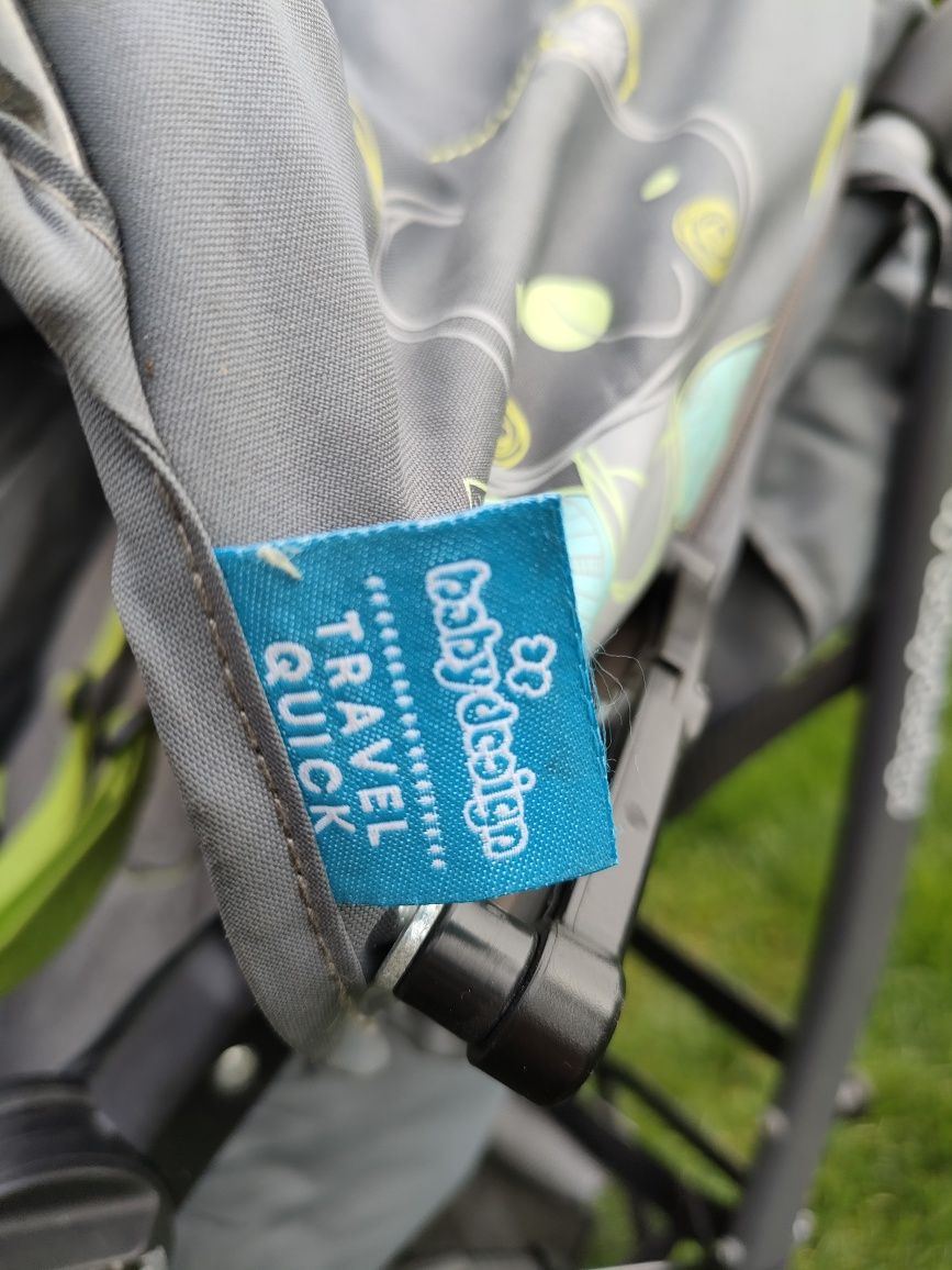 Wózek spacerowka Baby Design TRAVEL parasolka