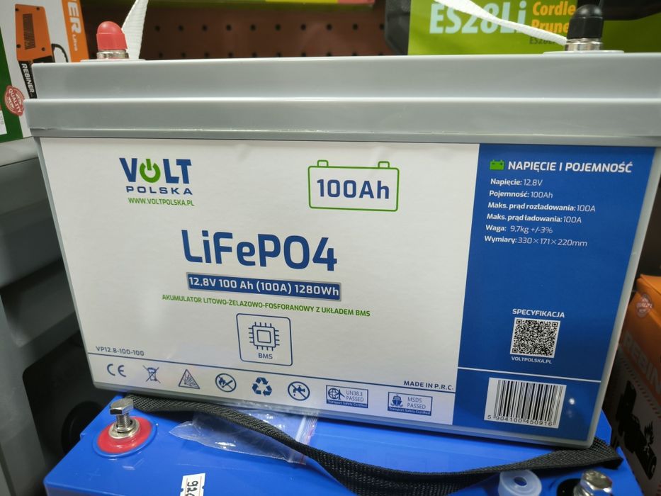 Акумулятор для ДБЖ Volt Polska LiFePO4 12,8V 100Ah  + BM