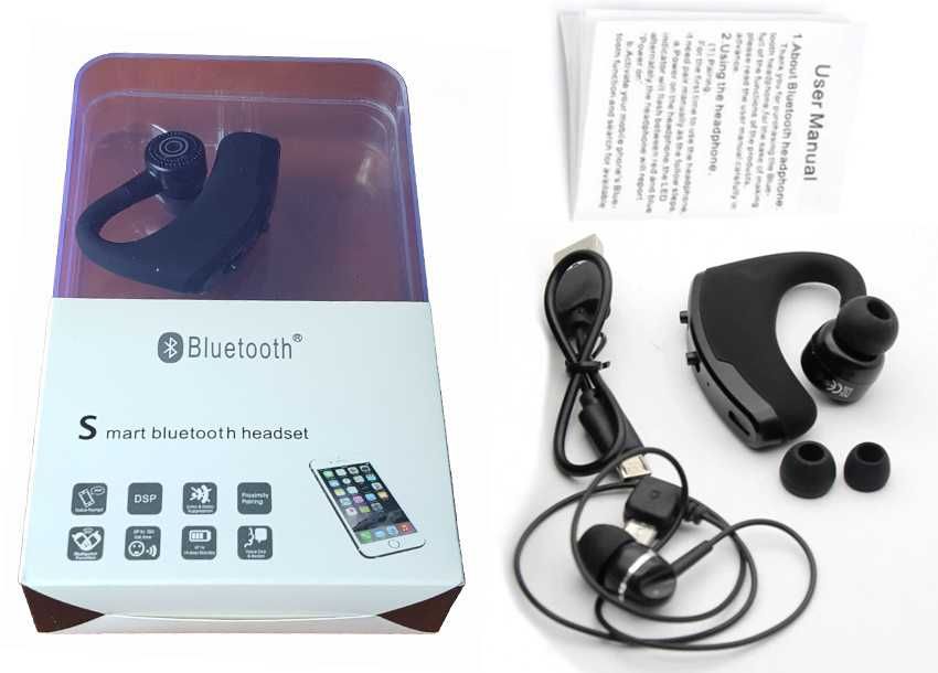 Słuchawka Zestaw słuchawkowy bluetooth HD BT V4.1  2 TELEFONY GŁOS