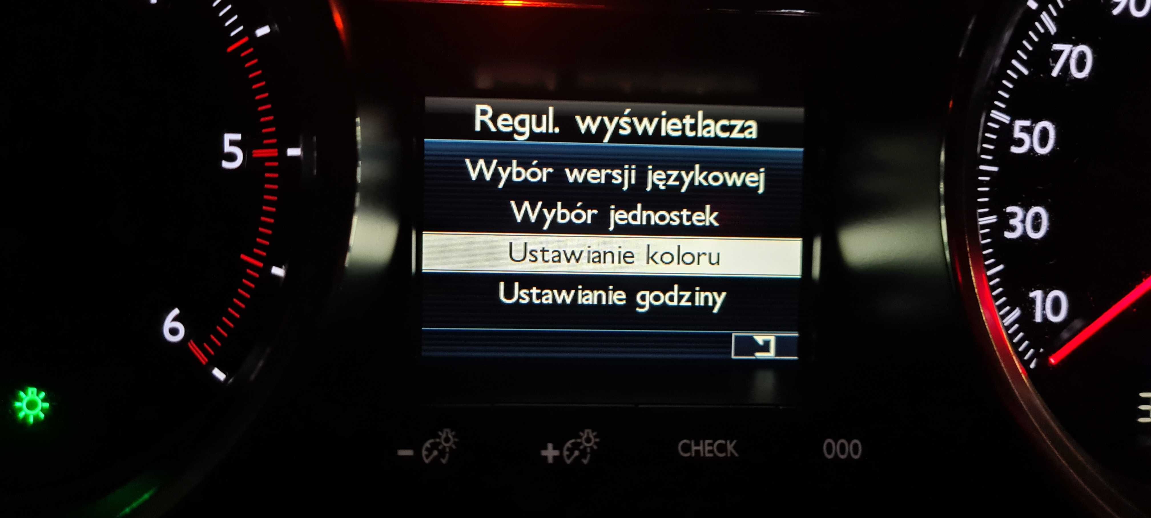 KOLOROWY Wyświetlacz licznika Peugeot 508 / DS5 - NOWY + KODOWANIE