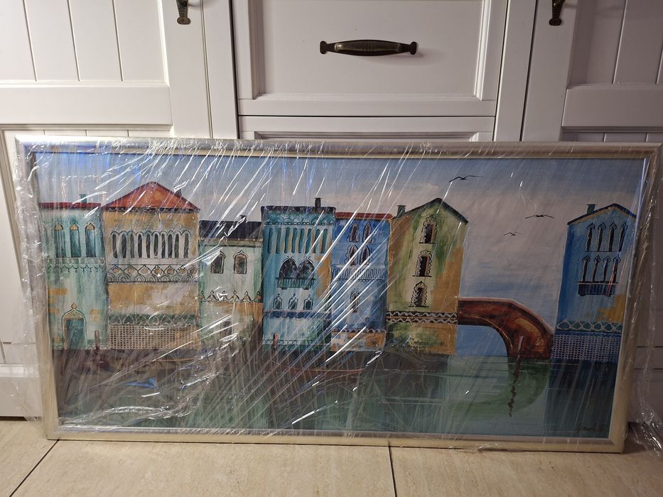 Obraz pn. Wenecja 100 cm x 50 cm kupiony niegdys w Leroy Merlin