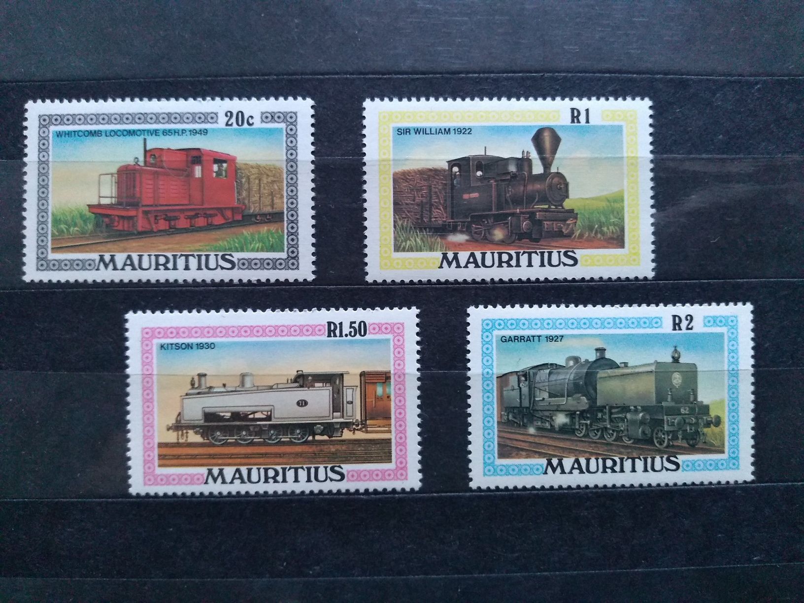 Znaczki Mauritius 1979 kolej