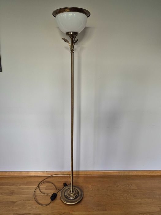 Żyrandol potrójny (metal, szkło)