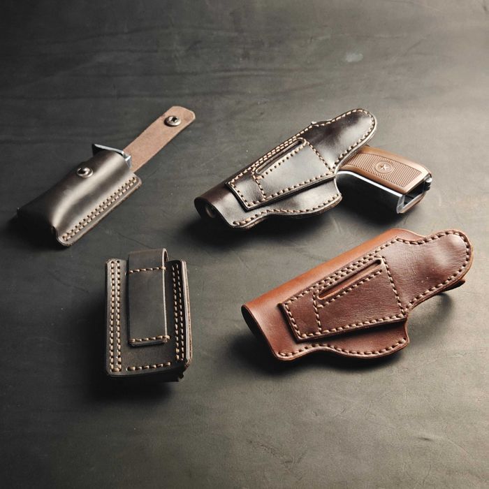 Шкіряна кобура ПМ, кобура для CZ 82, кобура для пістолету