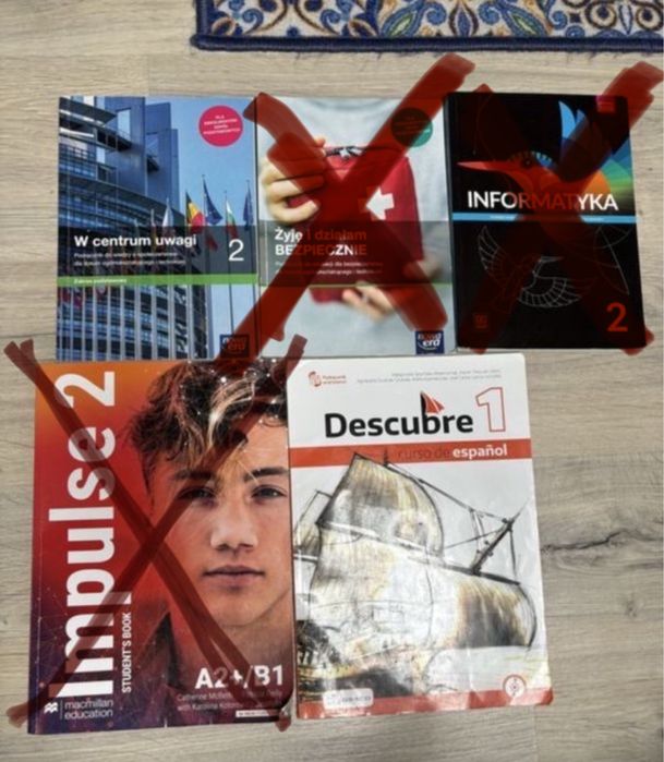 podreczniki do klasy 1 i 2 liceum/technikum