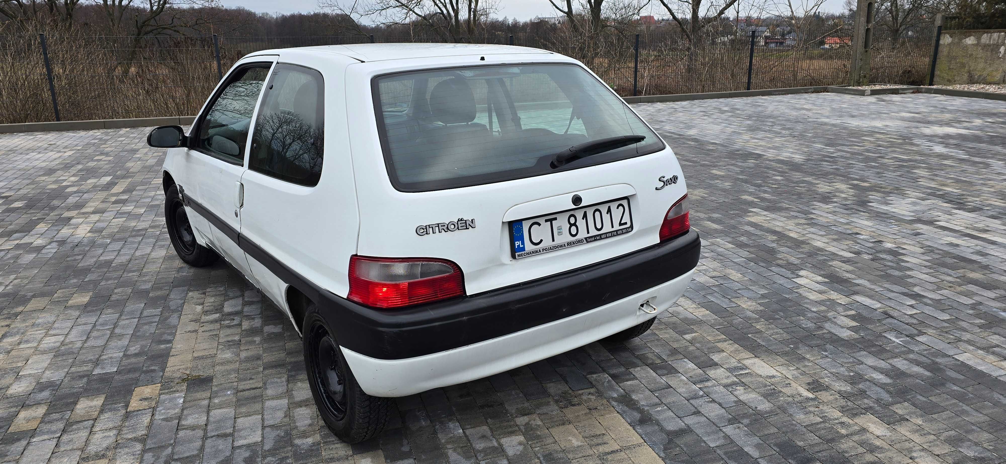 Citreon Saxo 1.1 benzyna 2002r wspomaganie ważne opłaty