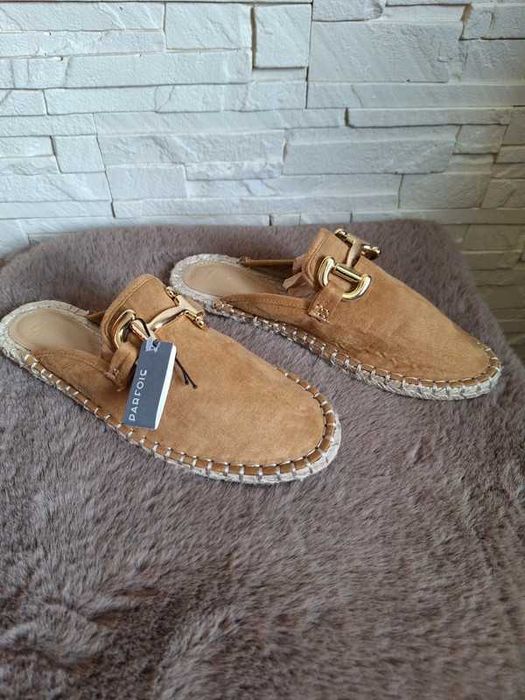 Parfois,Klapki,espadryle beżowe