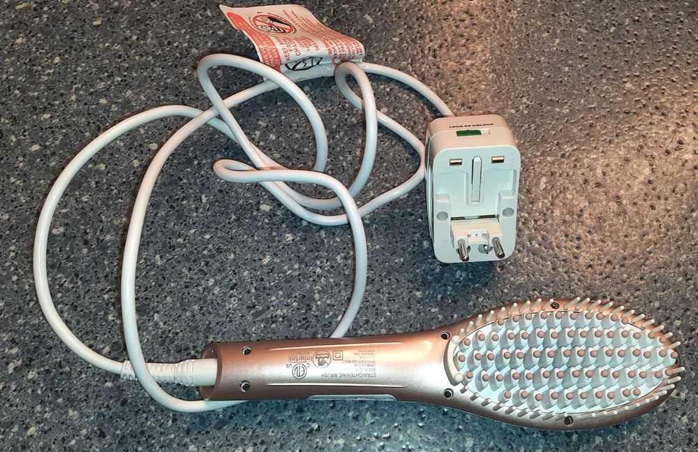 Керамическая щётка выпрямления волос VIVITAR PG 7200RG из США