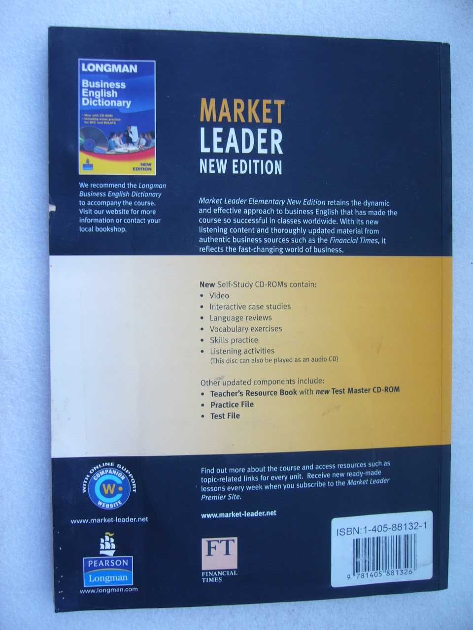 Market Leader, Elementary business english course book