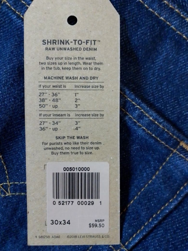 Джинсовый костюм LEVI'S оригинал