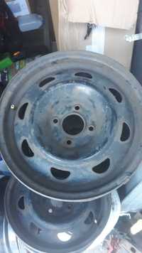 sprzedam felgi stalowe 15x6 cali 4x100 - 4sztuki Renault, Opel, VW