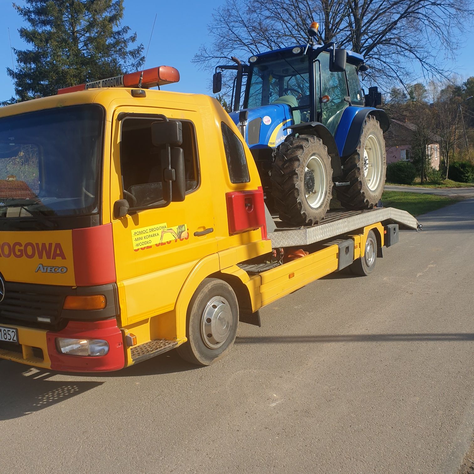 Pomoc drogowa laweta  Holowanie  usługi transportowe