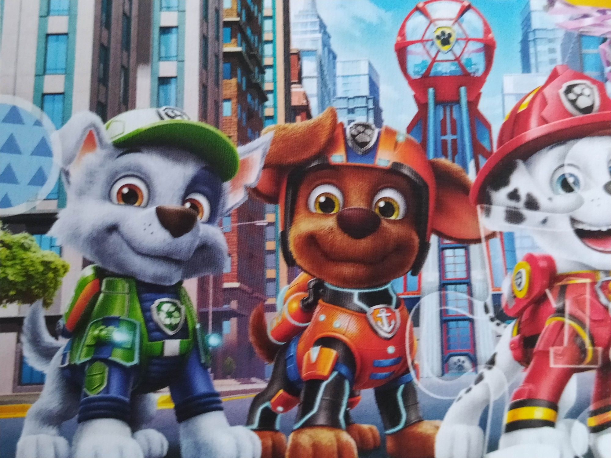 Psi Patrol puzzle 4 w 1 stan Bardzo Dobry