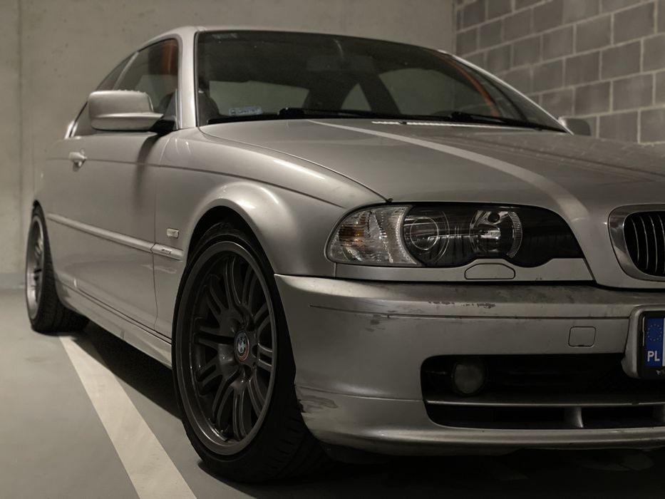 BMW  E46 Coupe 1999 2.0 R6 z Wloch, gwint, nowy silnik, kola M3,