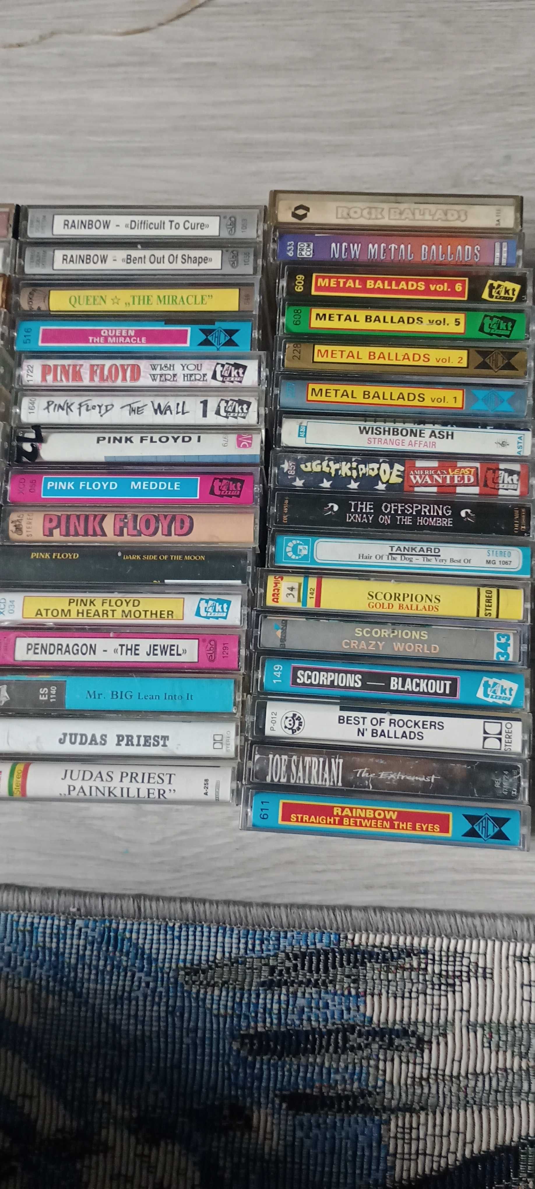 Kasety magnetofonowe lata 80 90 rock lub zamiana na inne kasety