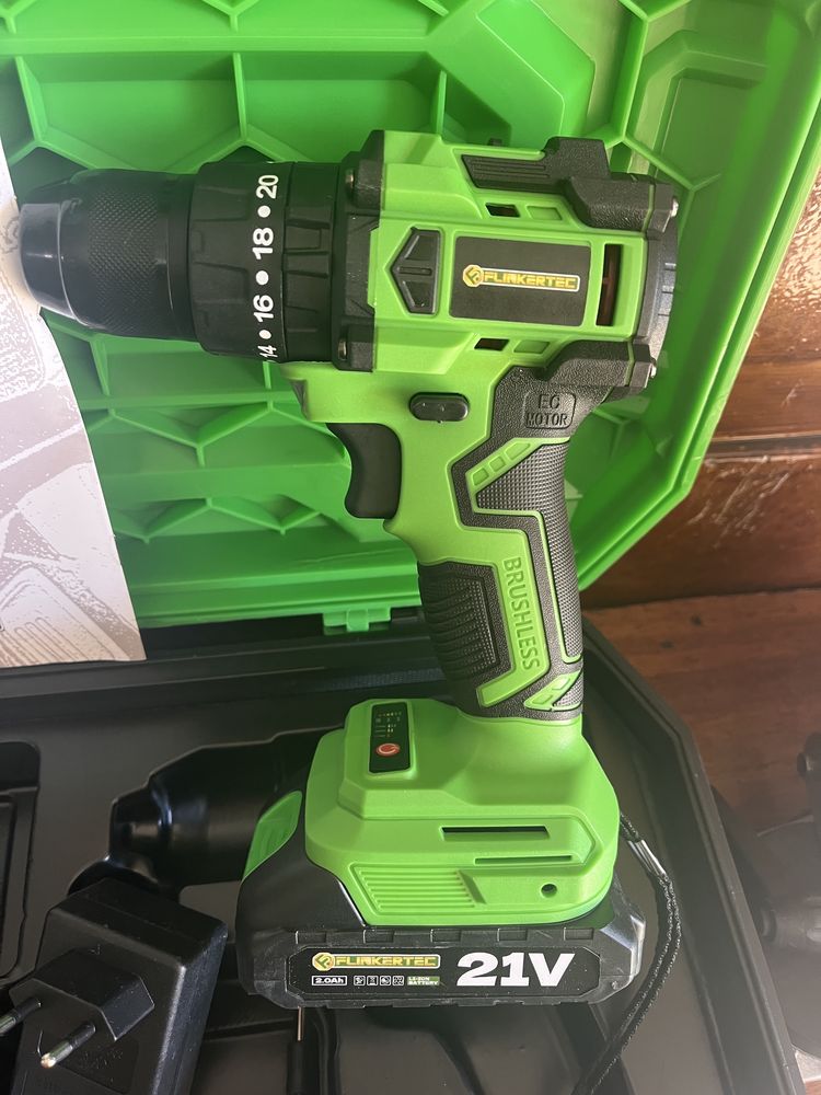НОВИНКА! Акумуляторний шуруповерт FlinkerTec ДША-21/2 PRO BL