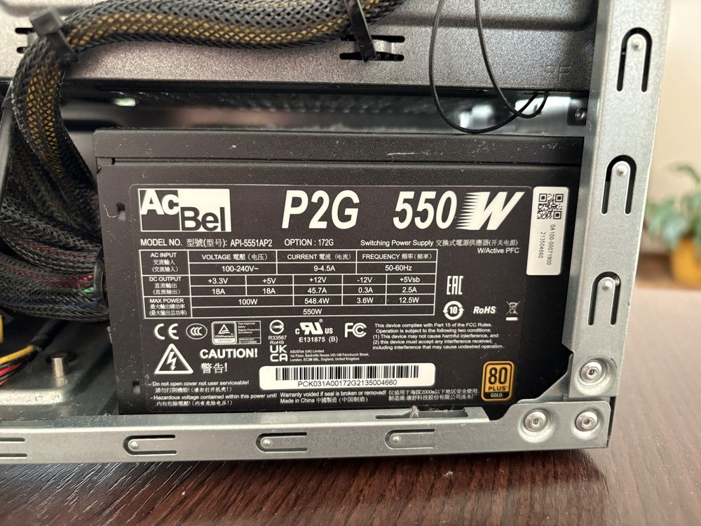 Komputer asus RTX 3060 I5 16gb ram