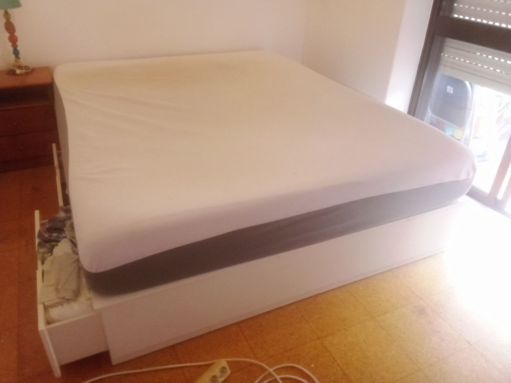 Cama com colchão